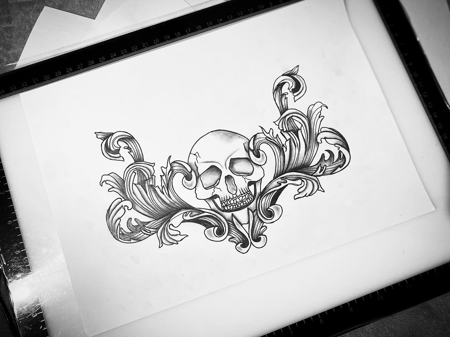 Tatouage floral delicat